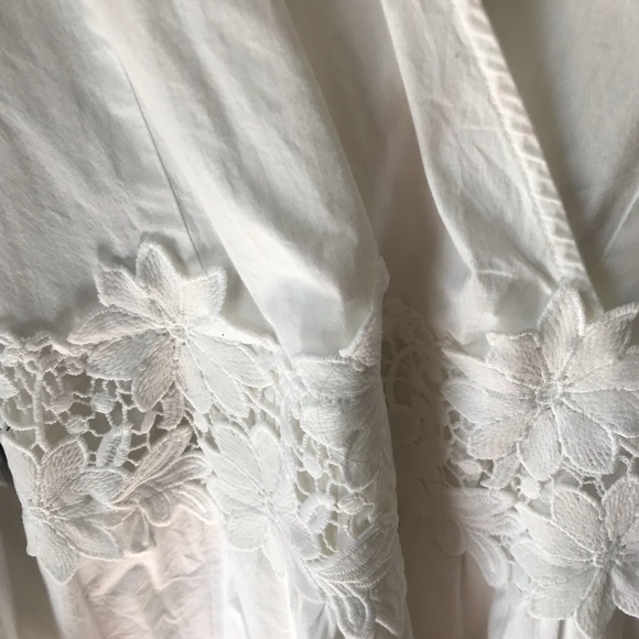 Boston Proper White Long Sleeve Dress - Picture 2 of 3